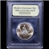 Image 2 : 1995-S Civil War Modern Commem Half Dollar 50c Graded ms70, Perfection By USCG