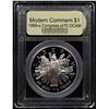 Image 2 : Proof 1989-S Congress Modern Commem Dollar $1 Graded GEM++ Proof Deep Cameo By USCG