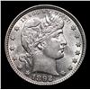 Image 2 : 1892-p Barber Quarter 25c Graded ms64+ By SEGS