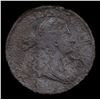 Image 2 : 1804 Plain 4 No Stems Draped Bust Half Cent 1/2c Grades F Details