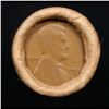Image 2 : Mixed small cents 1c orig shotgun roll, 1918-d Wheat Cent, 1890 Indian Cent other end, Brinks Wrappe