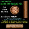 Image 1 : Shotgun Lincoln 1c roll, 1970-d 50 pcs Brandt Wrapper