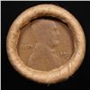 Image 2 : Mixed small cents 1c orig shotgun roll, 1916-d Wheat Cent, 1889 Indian Cent other end, Brinks Wrappe