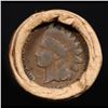 Image 3 : Mixed small cents 1c orig shotgun roll, 1916-d Wheat Cent, 1889 Indian Cent other end, Brinks Wrappe