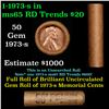 Image 1 : Shotgun Lincoln 1c roll, 1973-s 50 pcs Brandt Wrapper