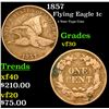 Image 1 : 1857 Flying Eagle Cent 1c Grades vf++
