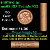 Image 1 : Shotgun Lincoln 1c roll, 1979-d 50 pcs Brandt Wrapper