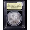 Image 2 : 1991-d Korean War Modern Commem Dollar $1 Graded ms70, Perfection BY USCG