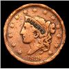 Image 2 : 1838 Coronet Head Large Cent 1c Grades f+