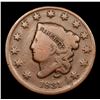 Image 2 : 1831 Large Letters Coronet Head Large Cent 1c Grades f+