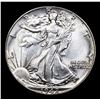 Image 2 : 1942-p Walking Liberty Half Dollar 50c Grades Select+ Unc