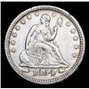 Image 2 : 1854 Arrows Seated Liberty Quarter 25c Grades Select AU