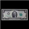 Image 2 : **Star Note** 1976 $2 Federal Reserve Note (Philadelphia, PA) Grades Gem CU