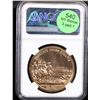 Image 3 : NGC U.S. Mint Presidential Series Bronze Washington Medal TOP POP! Graded ms67 By NGC