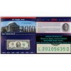 Image 1 : 2003A $2 Federal Reserve Note, Uncirculated 2010 BEP Folio Issue (San Francisco, CA) Grades Gem CU