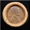 Image 2 : Mixed small cents 1c orig shotgun roll, 1926-d Wheat Cent, 1889 Indian Cent other end, Brinks Wrappe