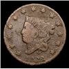 Image 2 : 1822 Coronet Head Large Cent 1c Grades f+