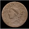Image 2 : 1837 Head of 1838 Coronet Head Large Cent 1c Grades g+