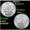 Image 1 : 1901-o Morgan Dollar $1 Grades Choice Unc