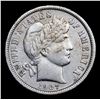 Image 2 : 1907-p Barber Dime 10c Grades AU Details