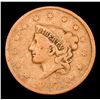 Image 2 : 1837 medium letters Coronet Head Large Cent 1c Grades f+