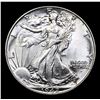 Image 2 : 1942-p Walking Liberty Half Dollar 50c Grades Choice Unc