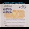 Image 1 : Proof 1865 $20 Bureau of Engraving & Printing Gold Certificate Reverse & 1948 3c Stamp Obverse Grade