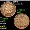 Image 1 : 1898 Indian Cent 1c Grades Choice AU