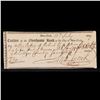 Image 2 : 1809 New York Merchant's Bank Check for $70 Grades NG
