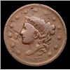 Image 2 : 1837 Head of 1838 Coronet Head Large Cent 1c Grades vg details