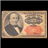 Image 2 : 1870's US Fractional Currency 25c Fifth Issue Fr-1308 Long Key Robert Walker Secretary of the Treasu