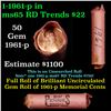 Image 1 : Shotgun Lincoln 1c roll, Steel Strong Wrapper 1961-p 50 pcs