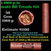 Image 1 : Shotgun Lincoln 1c roll, 1968-p 50 pcs Steel Strong Wrapper