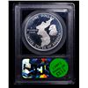 Image 3 : Proof 1991-p Korean War Modern Commem Dollar $1 Graded GEM++ Proof Deep Cameo BY USCG