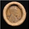 Image 2 : Mixed small cents 1c orig shotgun roll, 1918-d Wheat Cent, 1890 Indian Cent other end, Brinks Wrappe