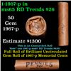 Image 1 : Shotgun Lincoln 1c roll, 1967-p 50 pcs Standard Paper Goods Wrapper