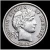 Image 2 : 1907-p Barber Dime 10c Grades Choice AU