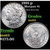 Image 1 : 1891-p Morgan Dollar $1 Grades Select Unc
