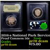 Image 1 : Proof 2016-s National Park Service Modern Commem Half Dollar 50c Graded GEM++ Proof Deep Cameo BY US
