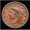 Image 2 : 1838 Coronet Head Large Cent 1c Grades f+