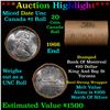 Image 1 : ***Auction Highlight*** Full $20 Bank of Montreal Roll of Silver Mix date with 1965 Ends, Canadian D