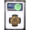 Image 3 : NGC Undated Bronze George Washington Valley Forge HQ Medallion Graded ms63 By NGC