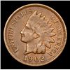 Image 2 : 1902 Indian Cent 1c Grades Choice AU