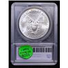 Image 5 : 2017-p Silver Eagle Dollar $1 Graded ms70 By SEGS