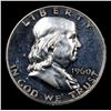 Image 2 : Proof 1960 Franklin Half Dollar 50c Grades Choice Proof Cameo