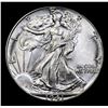 Image 2 : 1941-p Walking Liberty Half Dollar 50c Grades Select+ Unc