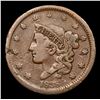Image 2 : 1838 Coronet Head Large Cent 1c Grades vf+