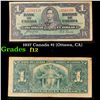 Image 1 : 1937 Canada $1 (Ottawa, CA) Grades f, fine
