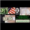 Image 1 : 2003A $2 Federal Reserve Note, Uncirculated 2008 BEP Folio Issue (New York, NY) Grades Gem CU