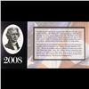 Image 3 : 2003A $2 Federal Reserve Note, Uncirculated 2008 BEP Folio Issue (New York, NY) Grades Gem CU